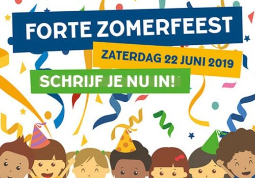 Forte Zomerfeest: schrijf je nu in! Forte Zomerfeest: schrijf je nu in!
