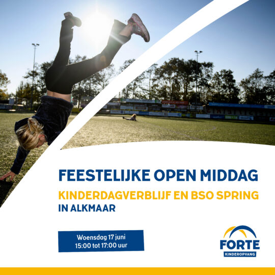 Feestelijke open middag bij Kinderdagverblijf en BSO Spring Alkmaar